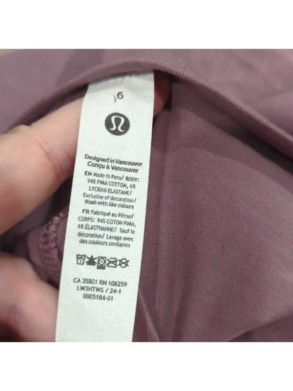 lululemon athletica one reach